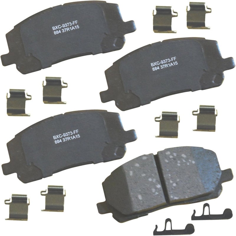 Bendix Premium SBC884 Ceramic Front Brake Pads for Toyota Highlander 2007-2001 - Image 1